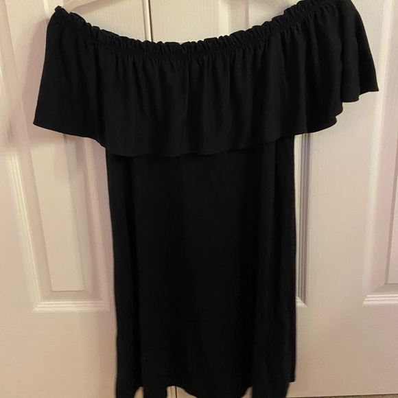 Abercrombie & Fitch Black Off the Shoulder Dress - Picture 4 of 4